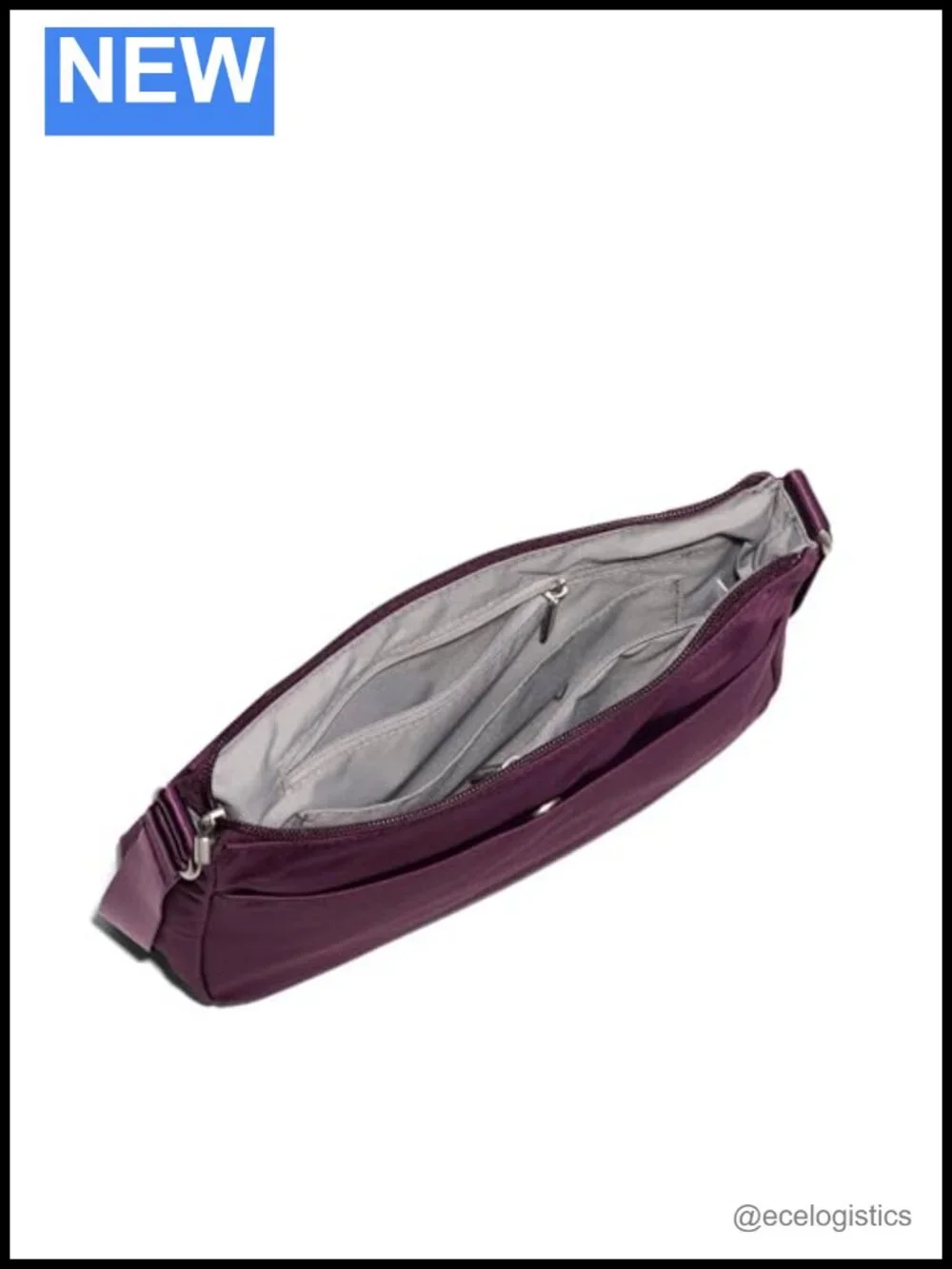 Lightweight RFID Crossbody Bag with Adjustable Strap